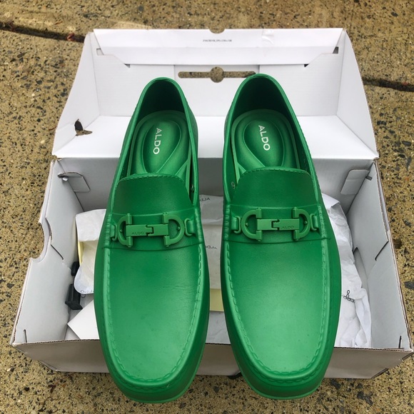 Aldo Shoes | Aldo Green Loafers | Color: Green | Size: 11 | Cameronj11904's Closet